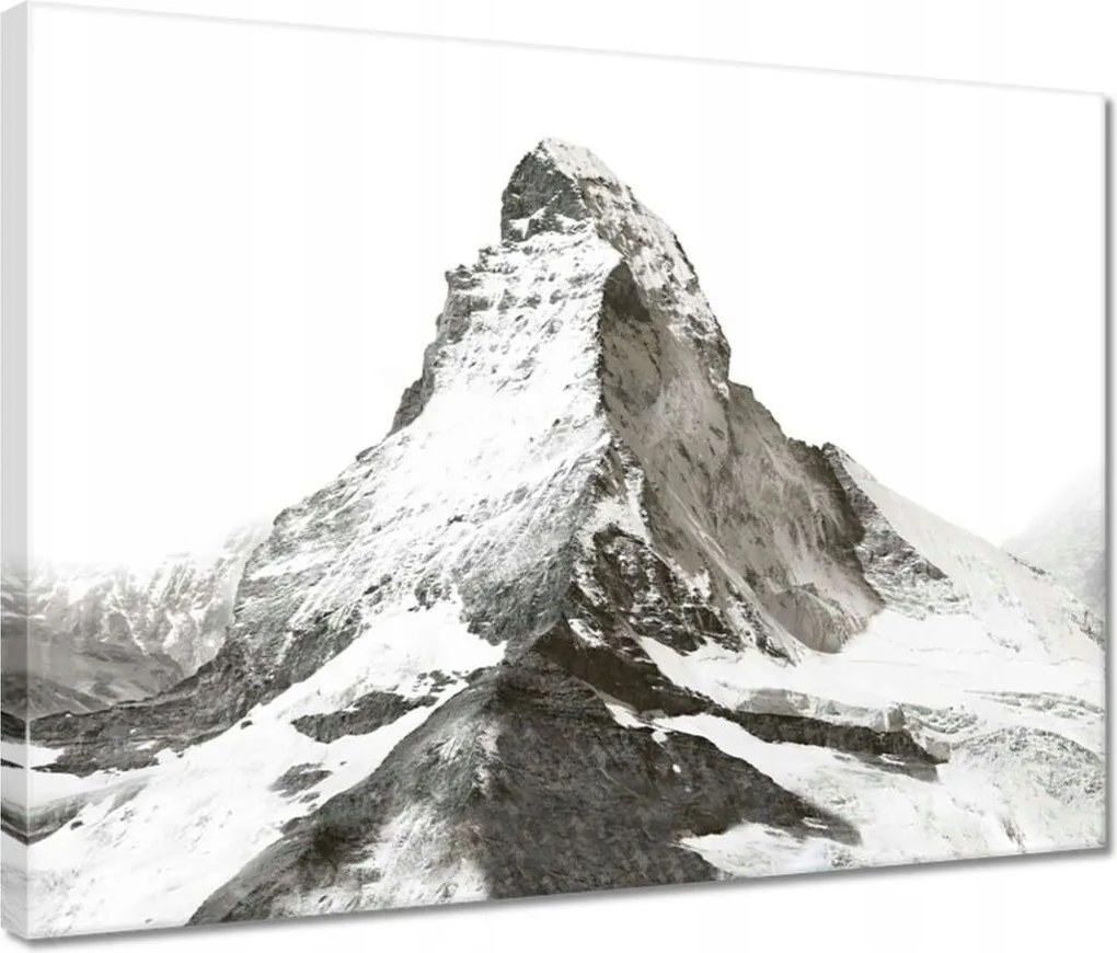 Vászonkép 40x30 Téli hegy hegyi tájkép