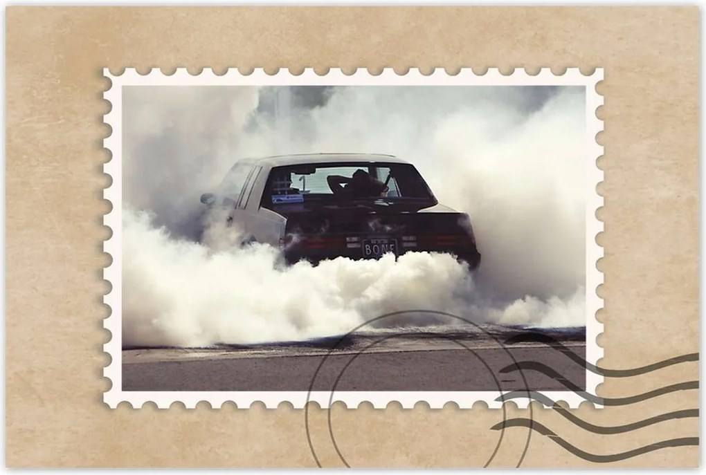 Poszterek 90x60 Drift gumiégetővel