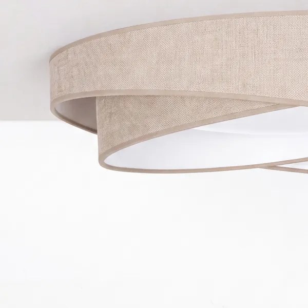 BRILAGI - LED mennyezeti lámpa VELVET TWIST LED/24W/230V 4000K átm. 55 cm bézs