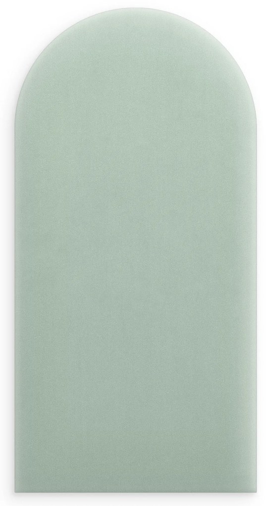 Bársony kárpitozott panel - Íves - 30x60cm Szín: Menta