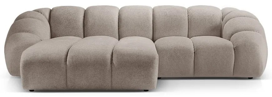 Bézs sarokkanapé (bal oldali) Diana – Micadoni