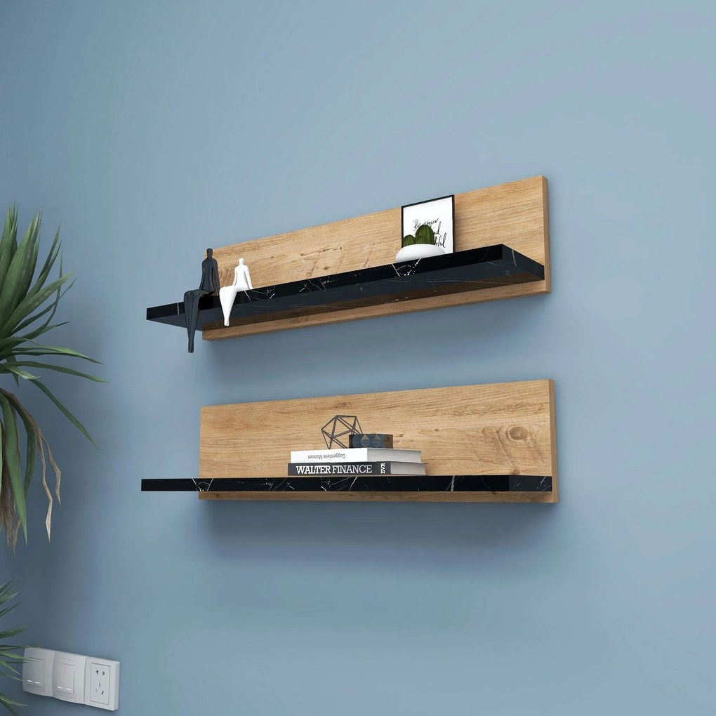 Fali polc Shelf - Fekete