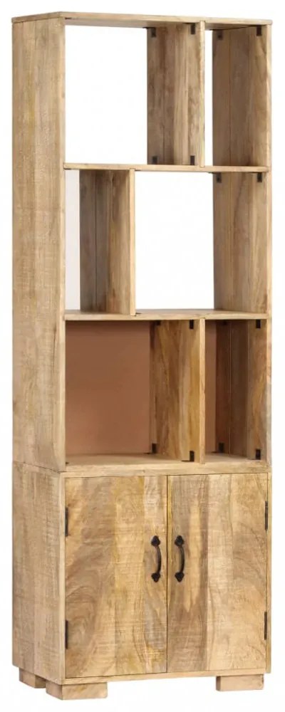 tömör mangófa könyvespolc 60 x 35 x 180 cm