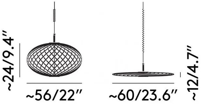 TOM DIXON SPP04BEU SPRING Modern Led Függesztett Lámpa LED IP20