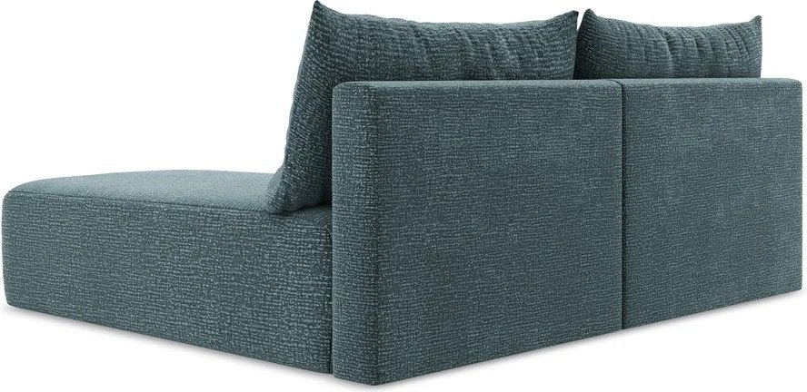 Türkiz kinyitható-tárolóhelyes sarokkanapé (jobb oldali) Kalena – Makamii