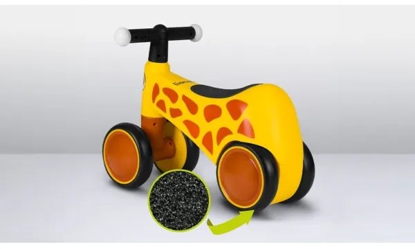 Lionelo - Tolós bicikli SAMMY sárga