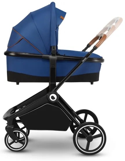 Lionelo - MIKA 2 az 1-ben kombinált babakocsi Blue Navy