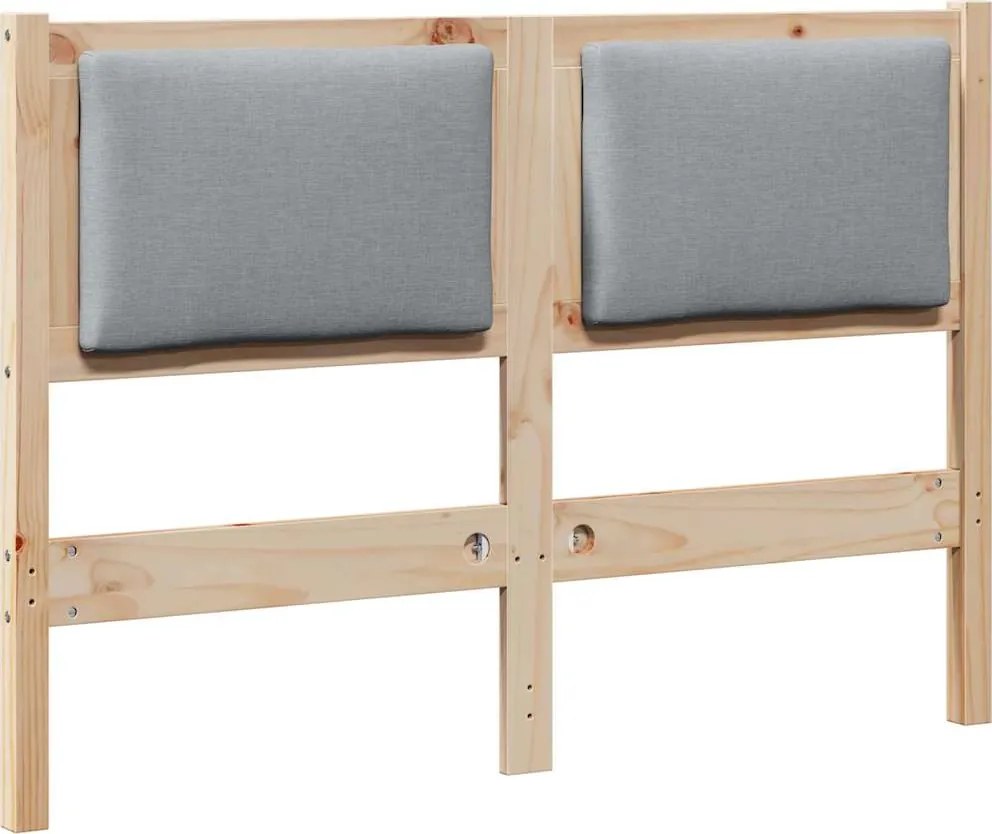 vidaXL Fejtámla Egyéb Barna 120 cm Tömör fenyőfa