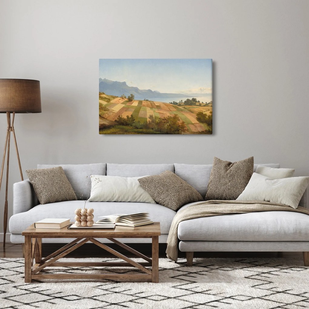 Kép - Alexandre Calame, Swiss Landscape, reprodukciók (90x60 cm)