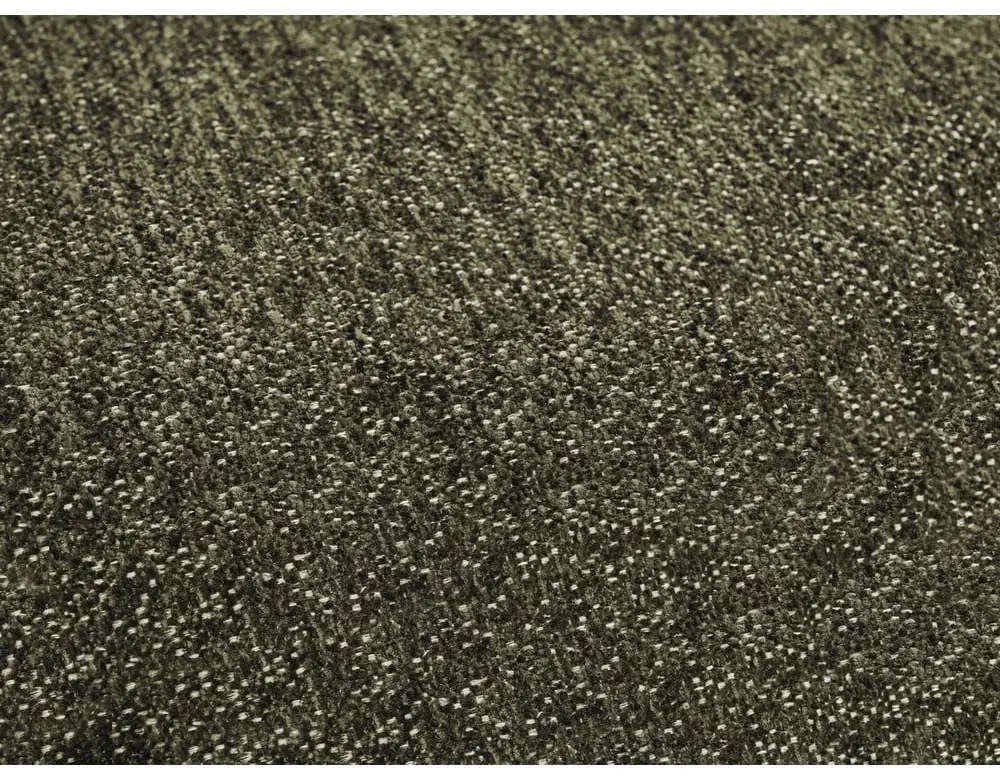 Zöld zsenília kinyitható-tárolóhelyes sarokkanapé (bal oldali-U alakú) Everest – Bobochic Paris