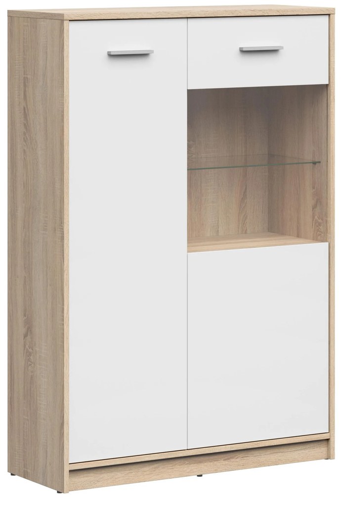 Vitrin Nepo Plus 24 (szonoma tölgy + fehér) . 1100783