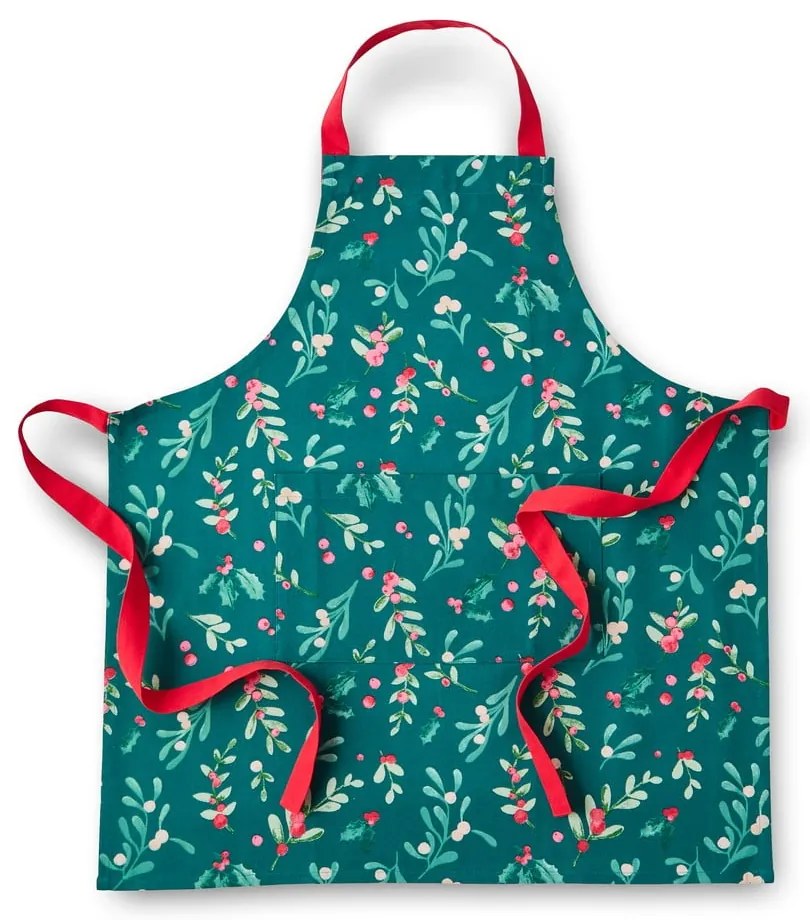 Pamut kötény Holly and Mistletoe – Catherine Lansfield