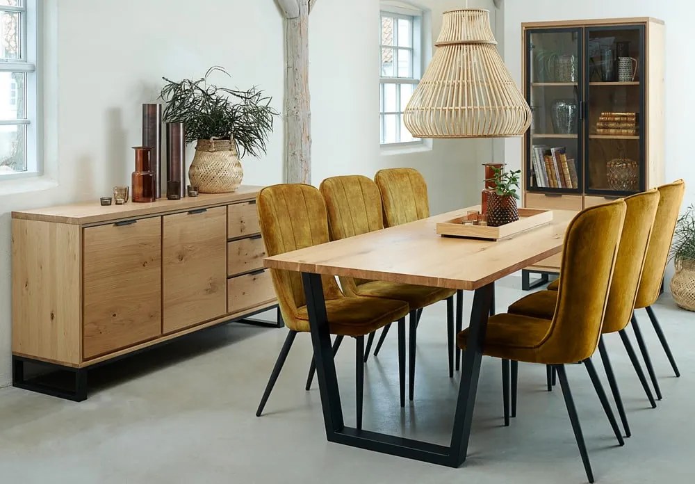 Hudson sárga étkezőszék - Unique Furniture