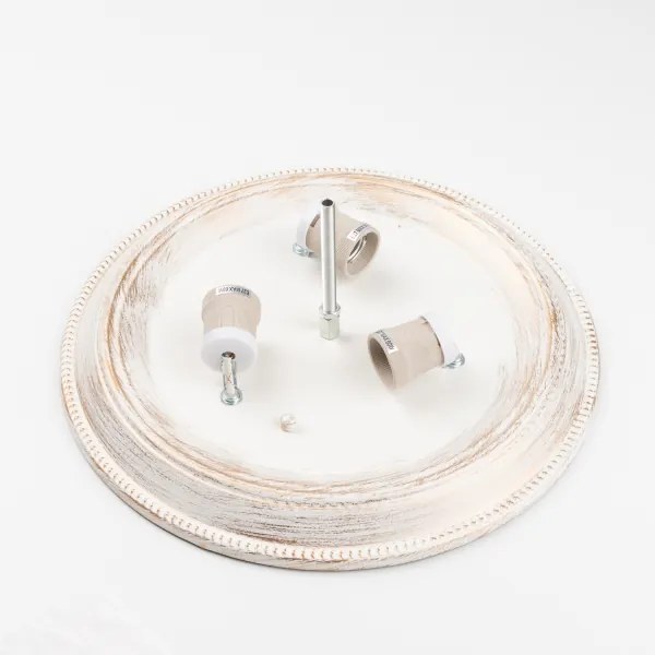 Brilagi - Mennyezeti lámpa CLASSIC 3xE27/60W/230V krémes/patinás