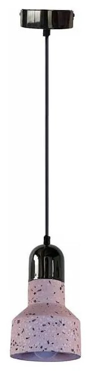 Csillár zsinóron TERRAZZO 1xE27/60W/230V átm. 12 cm piros