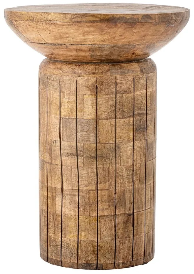 Mangófa kerek tárolóasztal ø 30 cm Yasme – Bloomingville