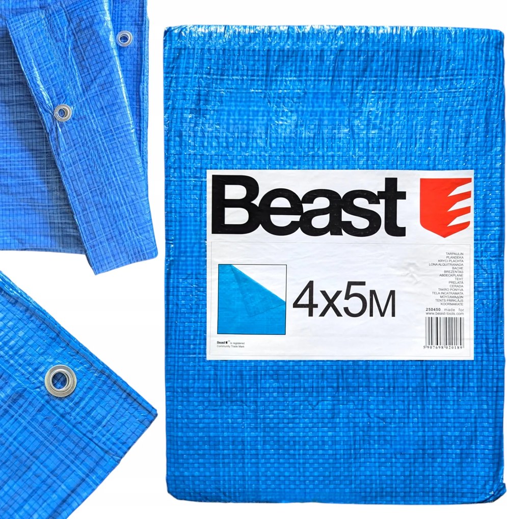 Kerti Védőponyva autó terasz pavilon 4x5m Vastag