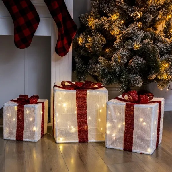 Brilagi - SZETT 3x LED kültéri karácsonyi dísz LED/2,6W/3xAA IP44 ajándékok