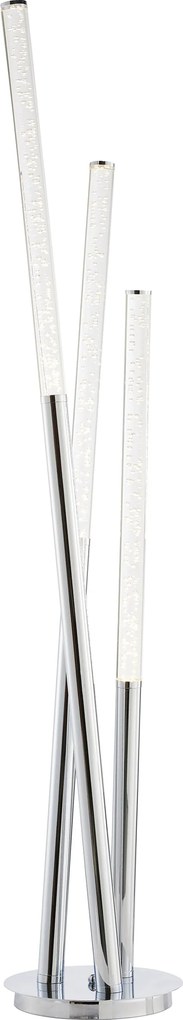 Endon glamour modern LED állólámpa glacier polírozott rozsdamentes acél átlátszó end76731