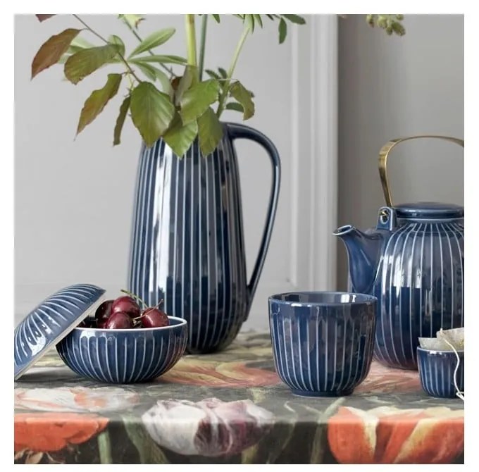 Hammershoi sötétkék porcelán bögre, 200 ml - Kähler Design