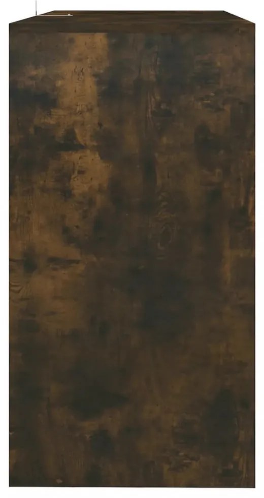 füstös tölgy színű szerelt fa dohányzóasztal 89x41x76,5 cm