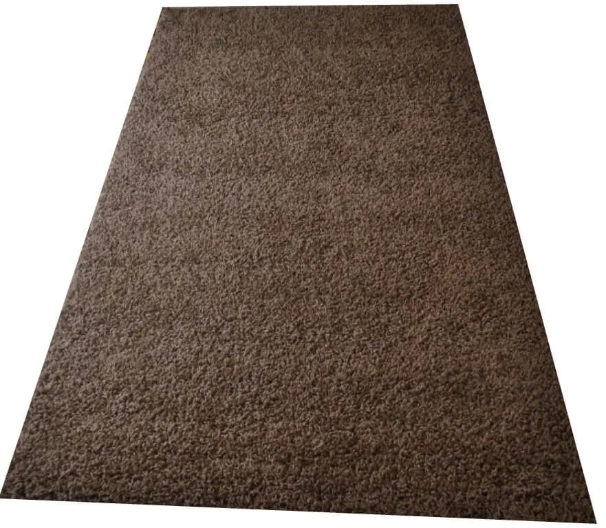 Tornado Barna Shaggy Szőnyeg 80 x 150 cm
