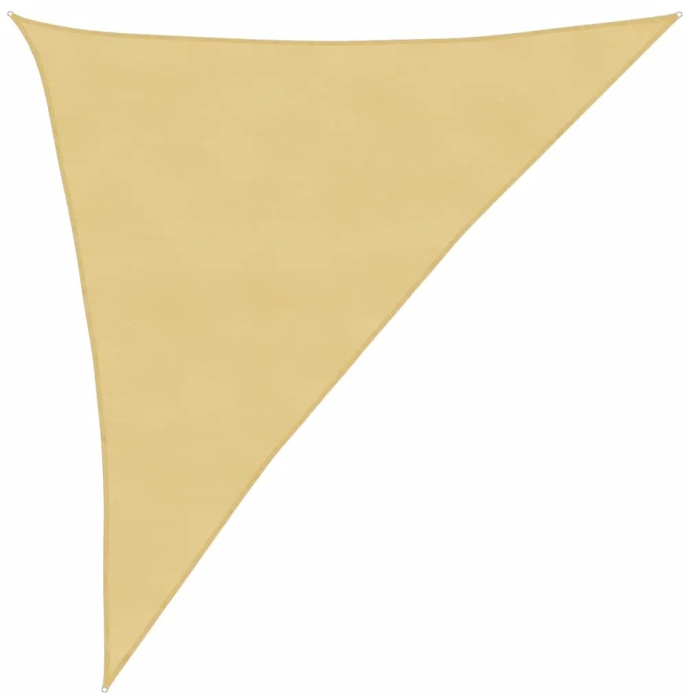 homokszínű 100% poliészter oxford szövet napvitorla 3x4x5 m