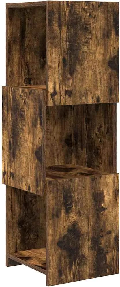 vidaXL Sarokszekrény Füstölt tölgy 30,5x30x95cm Faanyag