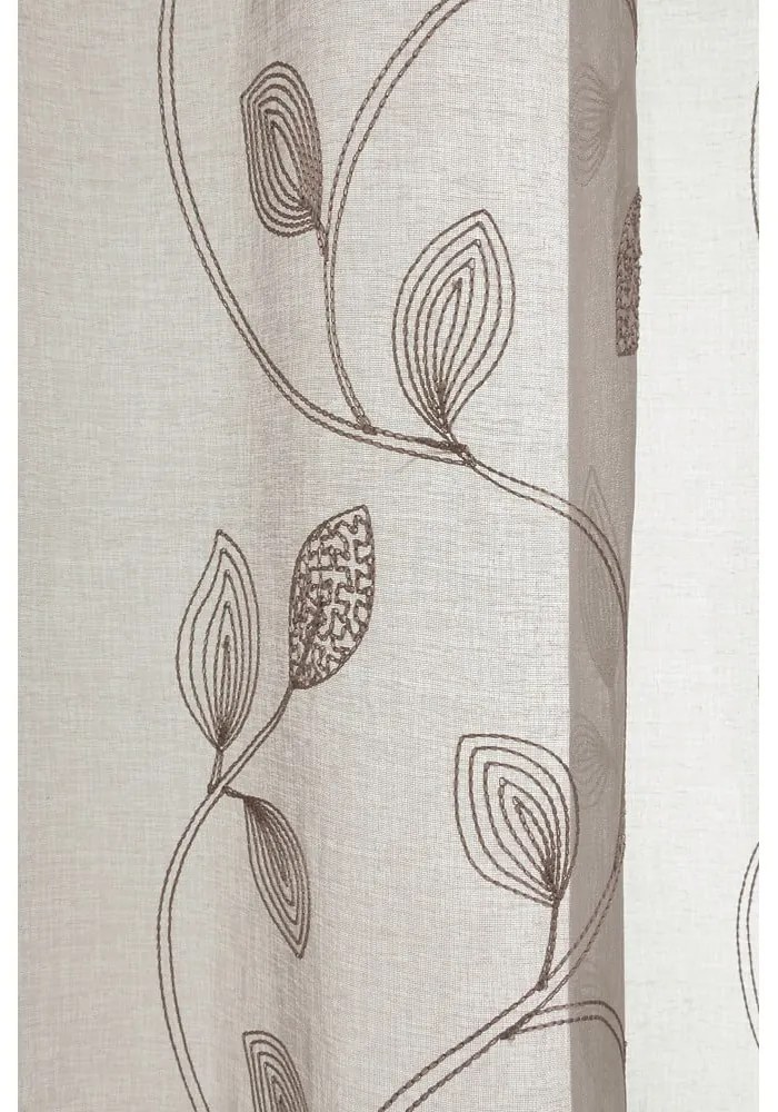 Barna voile fényáteresztő függöny 135x245 cm – Sehlbach