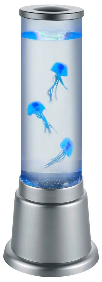 Ezüstszínű LED asztali lámpa (magasság 36 cm) Jelly – Reality