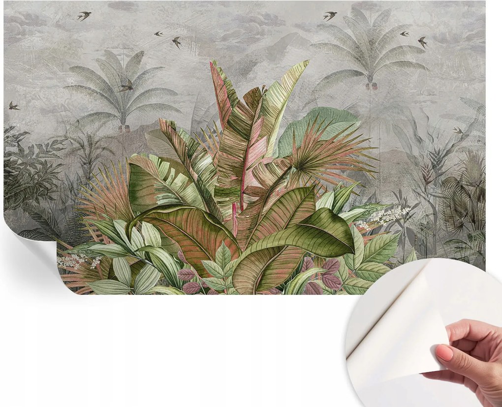 Öntapadós fotótapéta Divatos Egzotikus dzsungel 416x254 cm