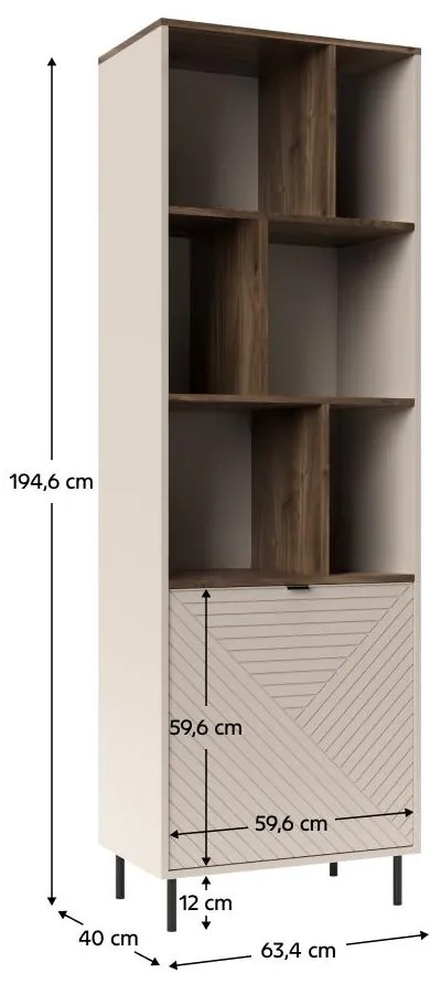 Regál Explicaba (kasmír + tölgy castello) . 1116330