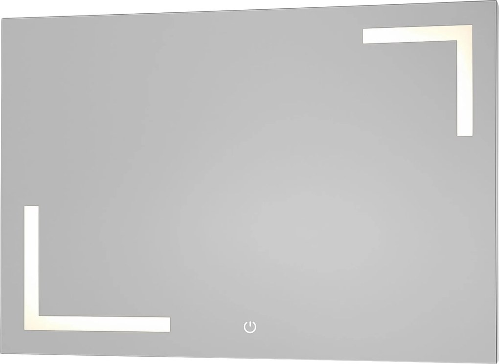 Aries Tükör 90x70 Kapcsolóval Led Világítás