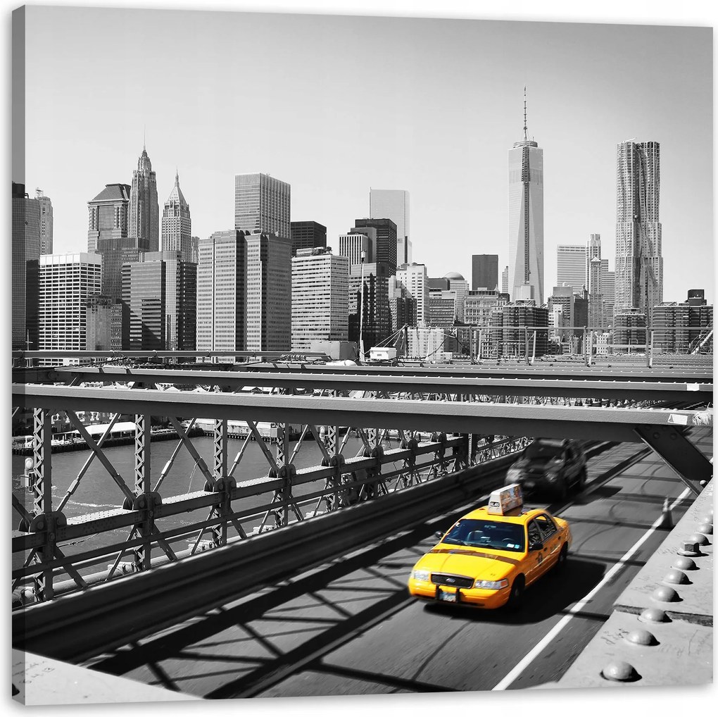 Vászonkép Építészet New York Taxi 90x90
