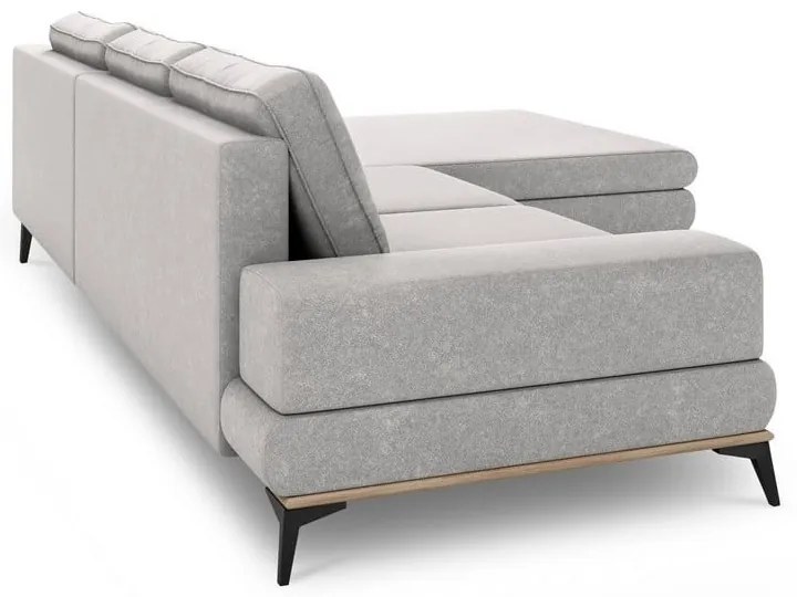 Planet világosszürke kinyitható sarokkanapé, jobb oldali - Windsor &amp; Co Sofas