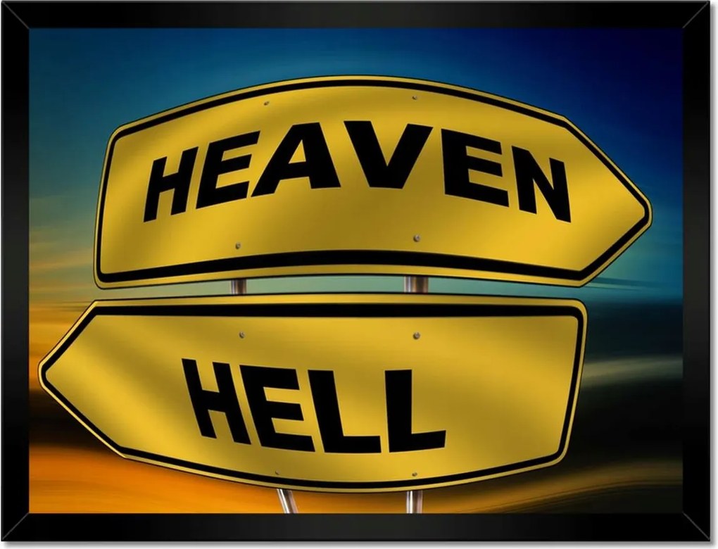 Poszterek keretben 40x30 Menny vagy pokol