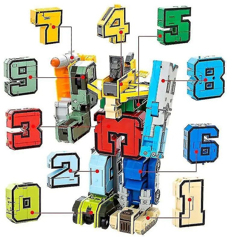 Transformer Betű Játék Készlet 1-4 és 5-9 választható