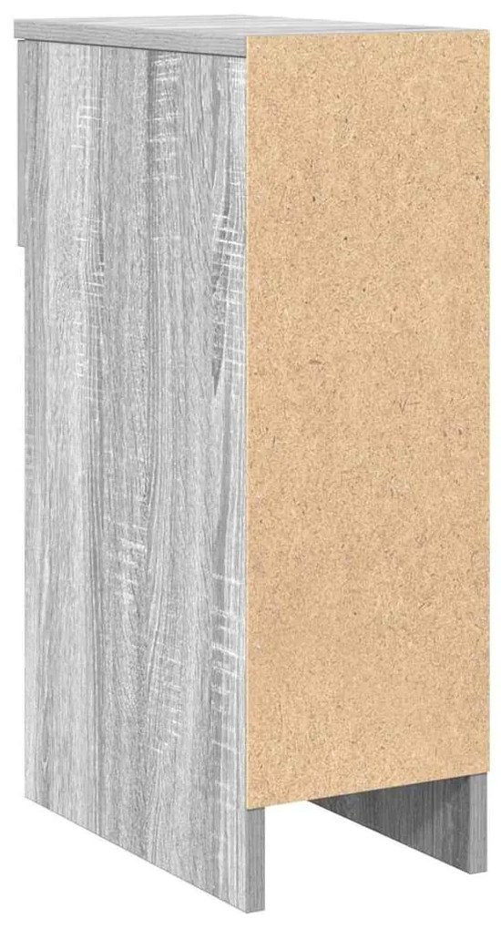 éjjeliszekrények fiókos 2 db szürke sonoma 20 x 36 x 60 cm