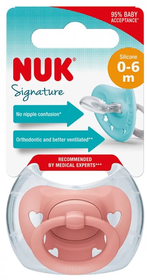 Baba cumi NUK Signature 0-6h zöld fehér