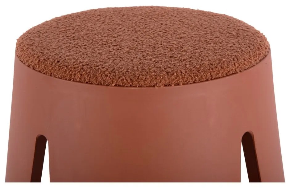 Világospiros műanyag ülőke Savor – Leitmotiv