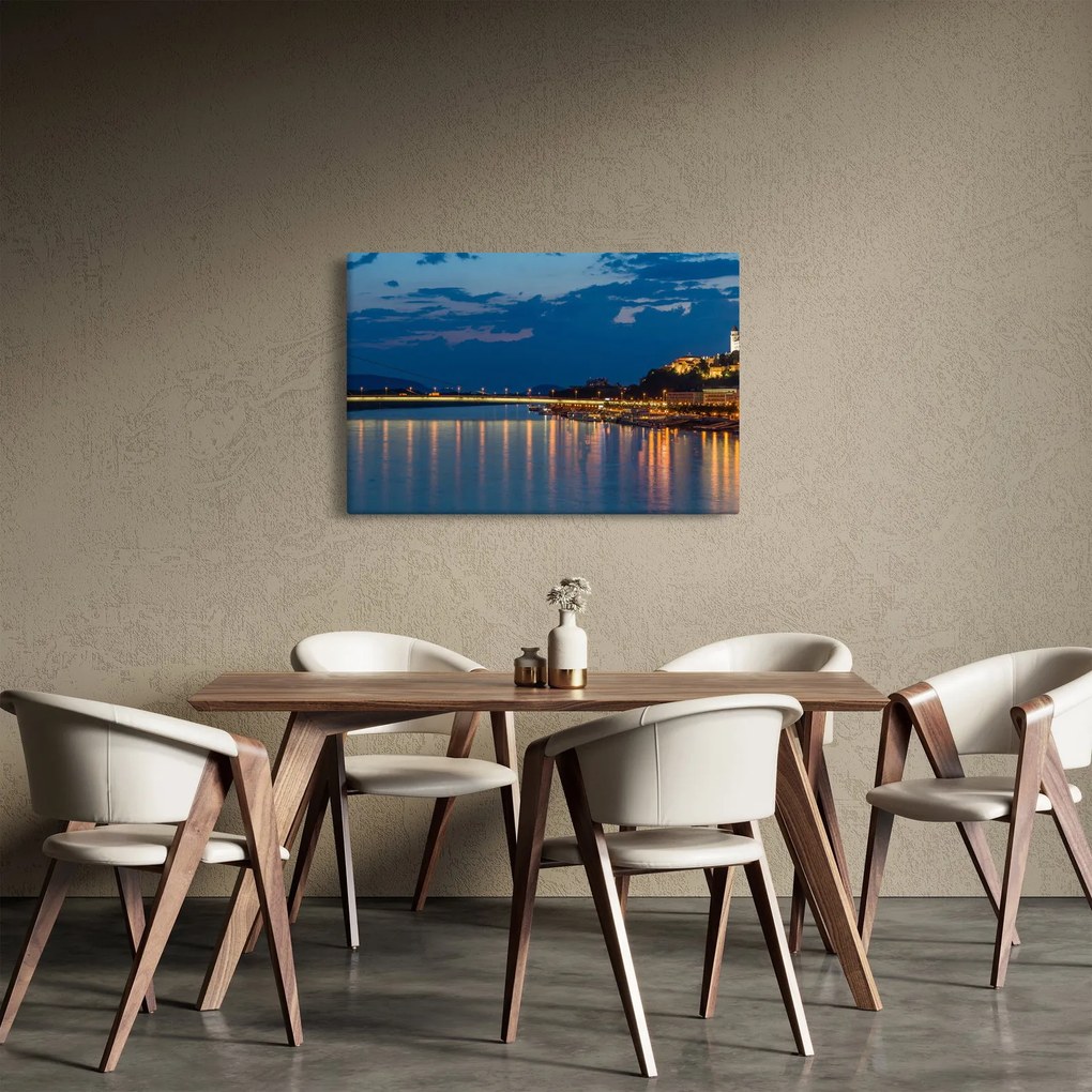 Pozsony képe várral (90x60 cm)