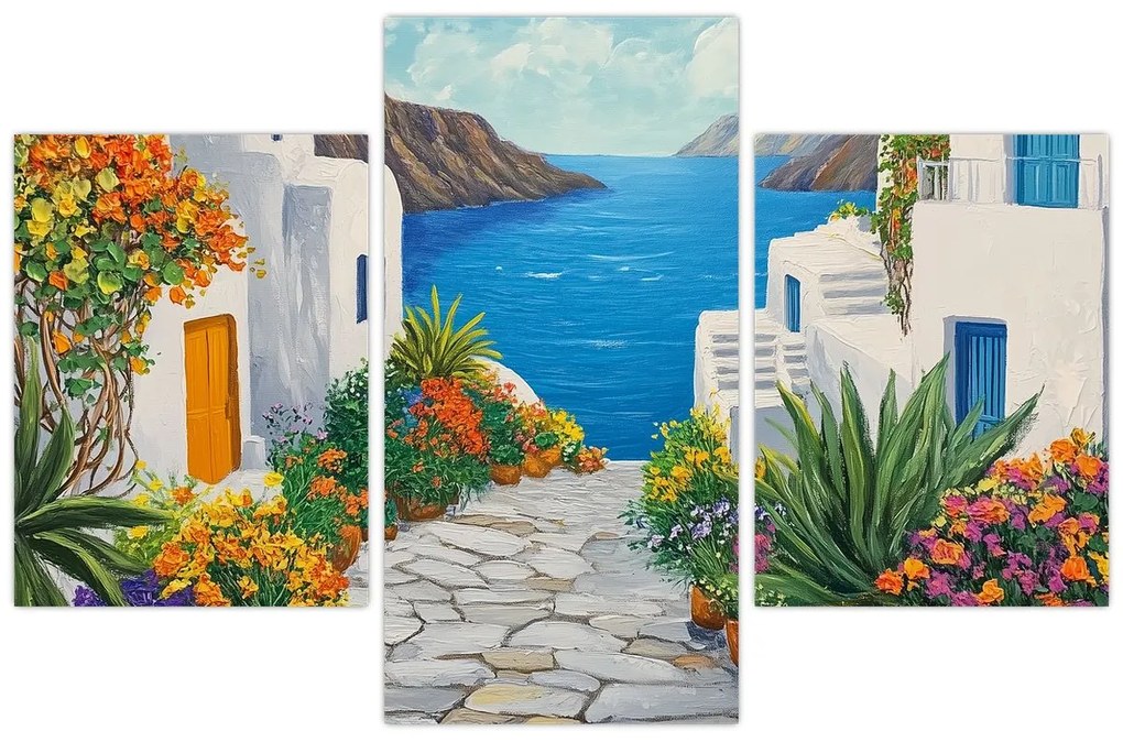 Kép - Görög sikátor (90x60 cm)