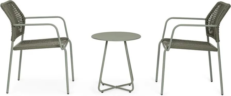 Acél kerek kerti kisasztal ø 45 cm Jable – Bizzotto