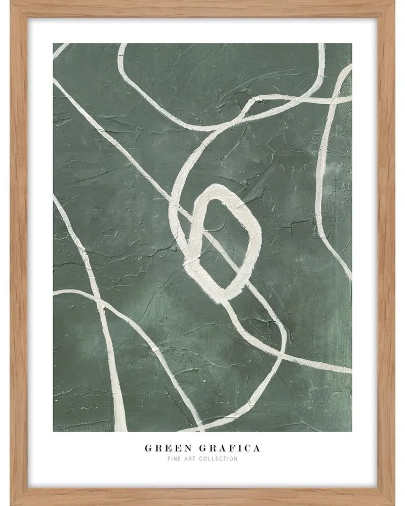 Kép 32x42 cm Green Grafica – Malerifabrikken