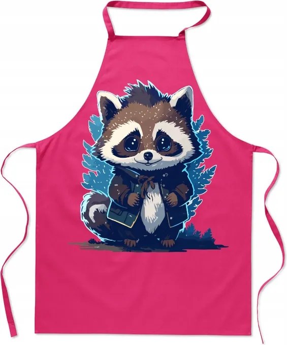 Konyhai kötény Színes Mosómedve Divatos Nyomtatott Ajándék