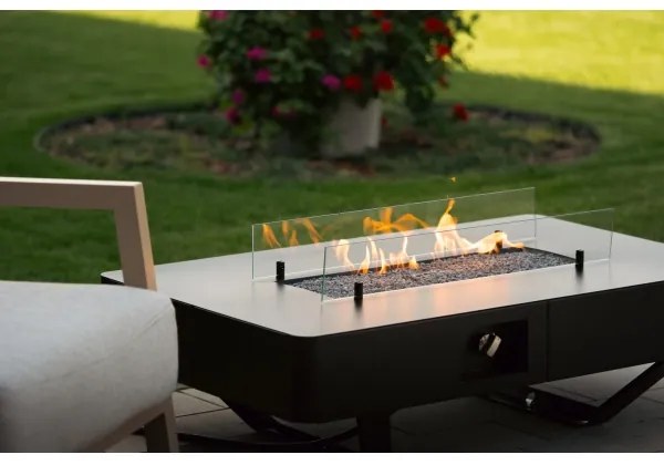 Planika Rio Table GAS - kültéri gáz kandalló 46x106 cm 10kW