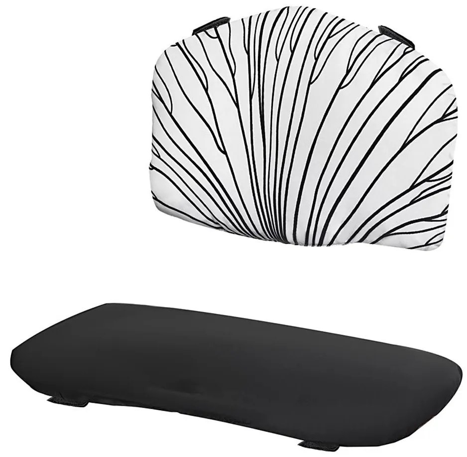 KINDERKRAFT - Ülésbetét az ENOCK etetőszékhez, fekete/fehér