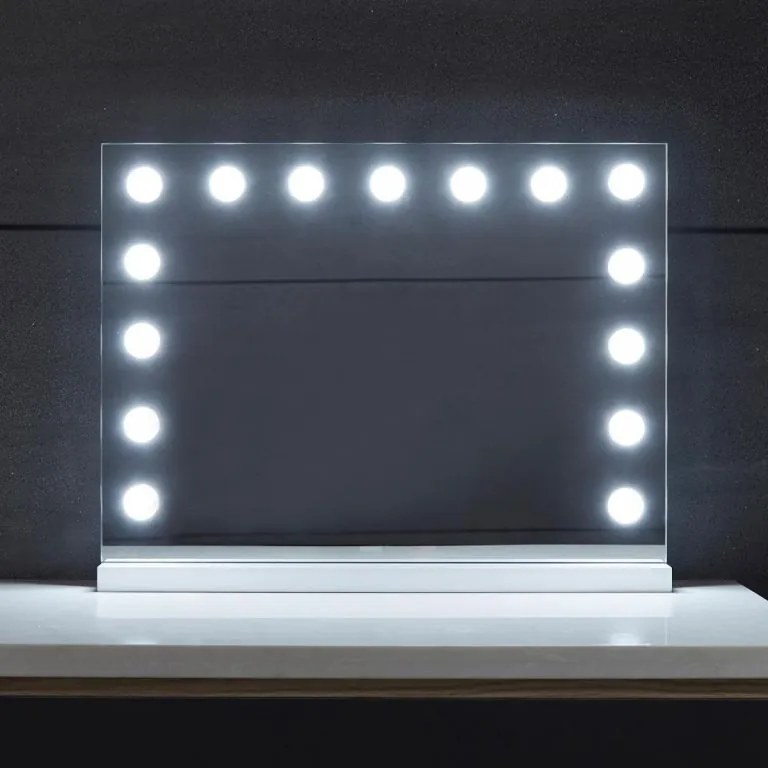 AQUAMARIN Fürdőszobatükör Hollywood LED 58 x 43 cm