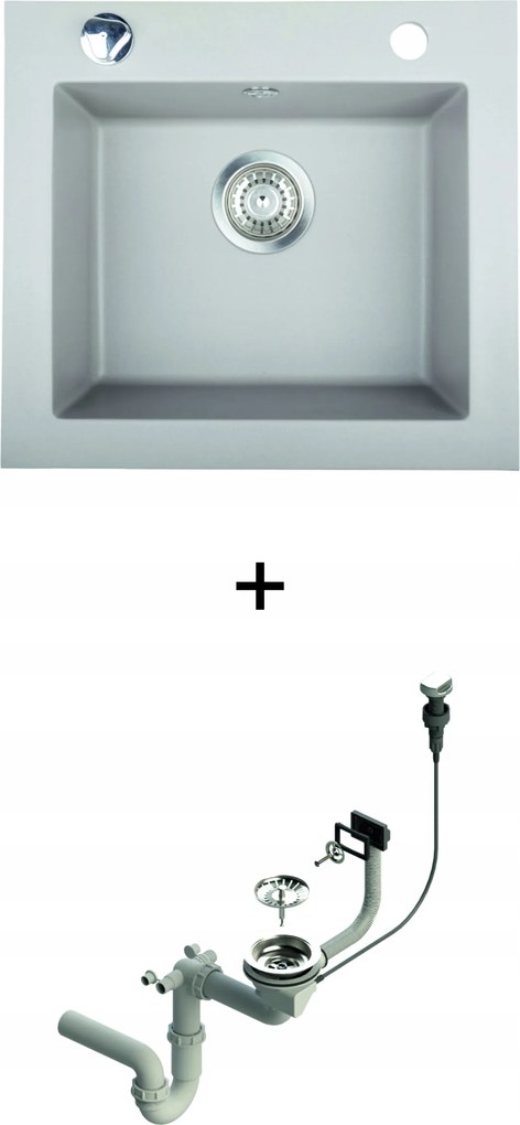 Gránit Mosogató Konyhai mosogató Argo szifon