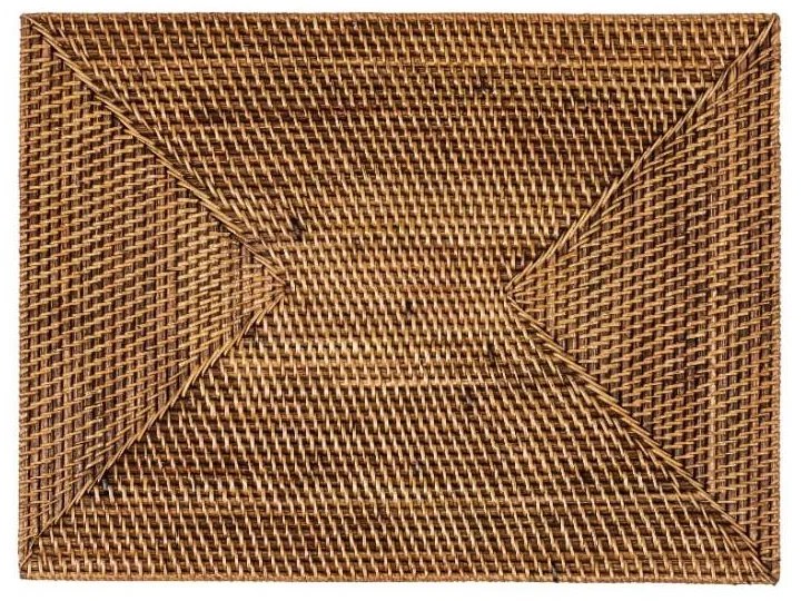 Rattan tányéralátét 40x30 cm - Tiseco Home Studio
